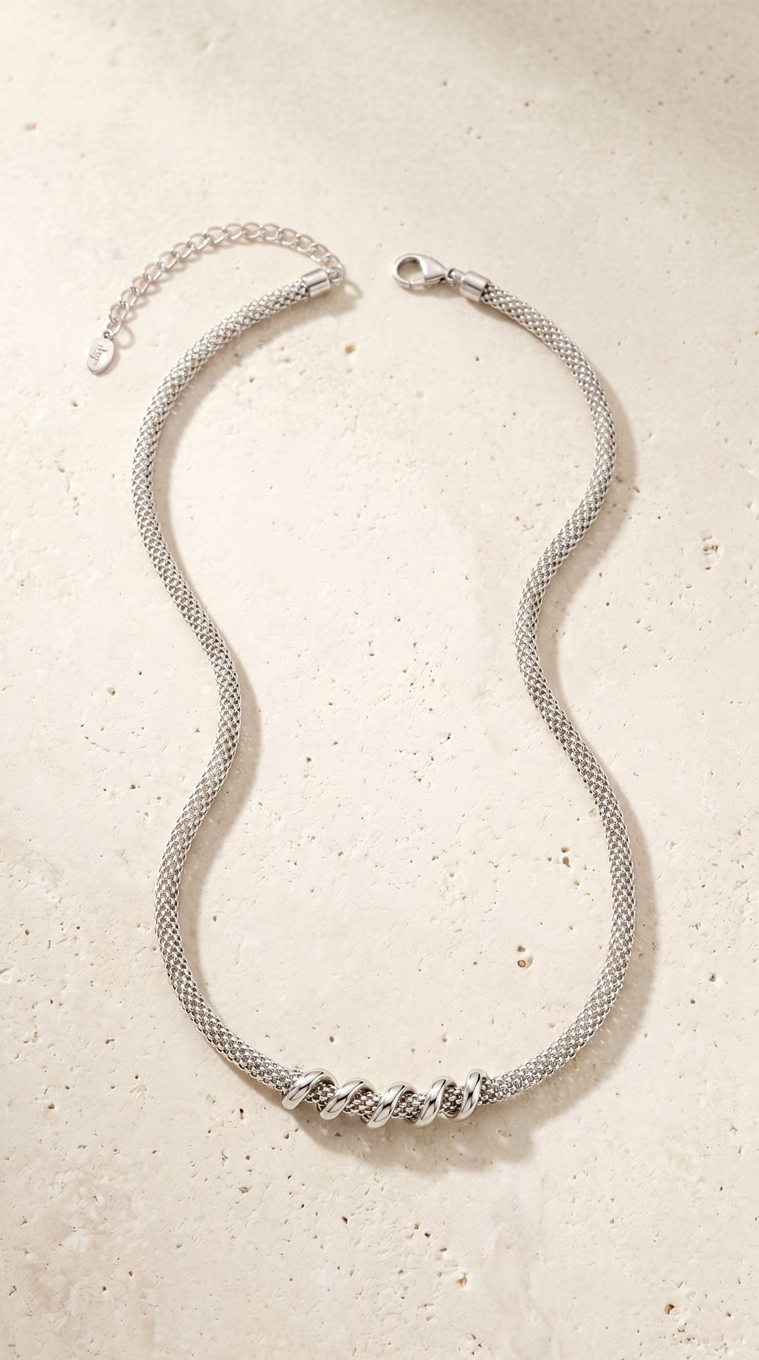 Twisted Ring Necklace