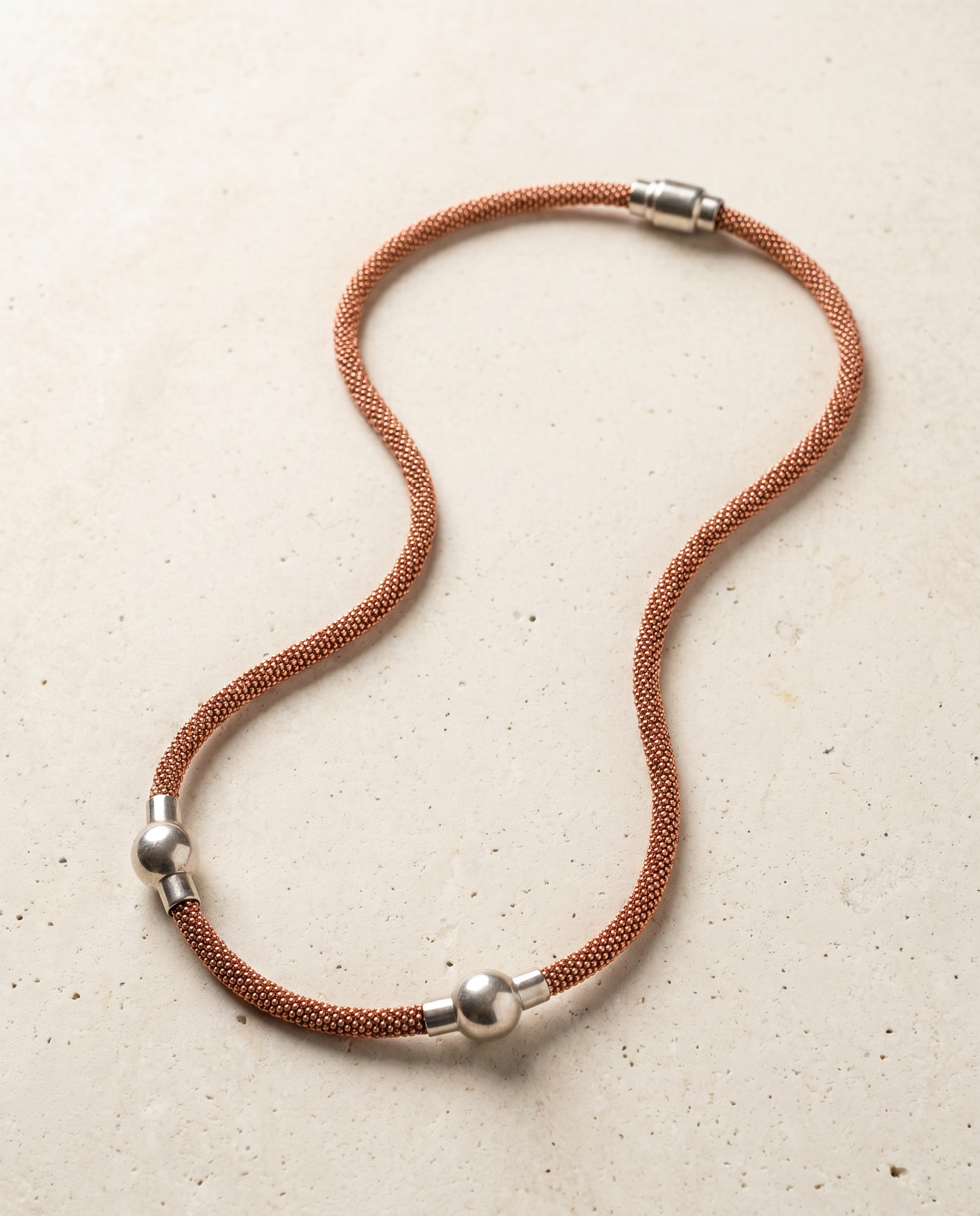 Bronzite Ball Necklace