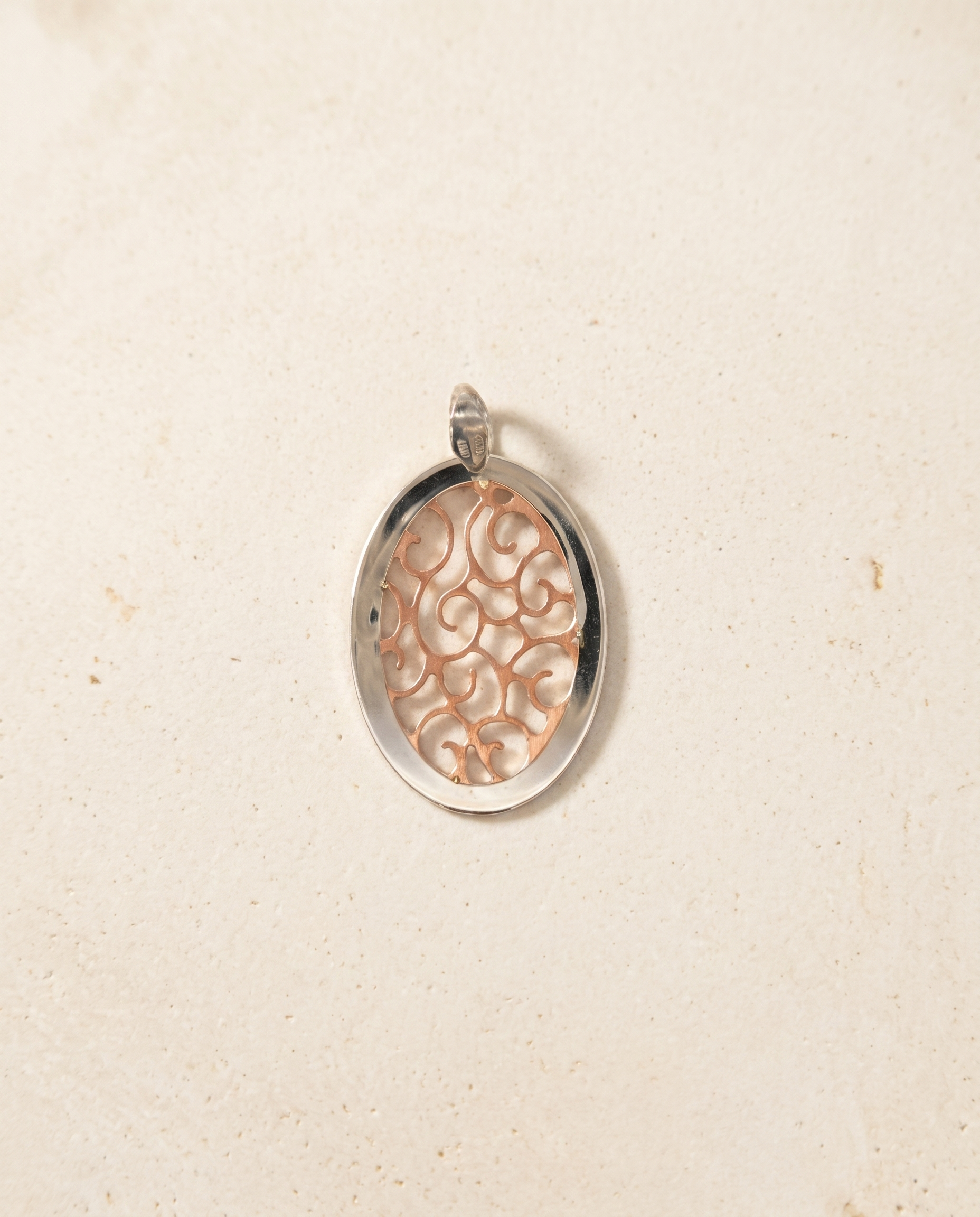 Swirl Medallion Pendant