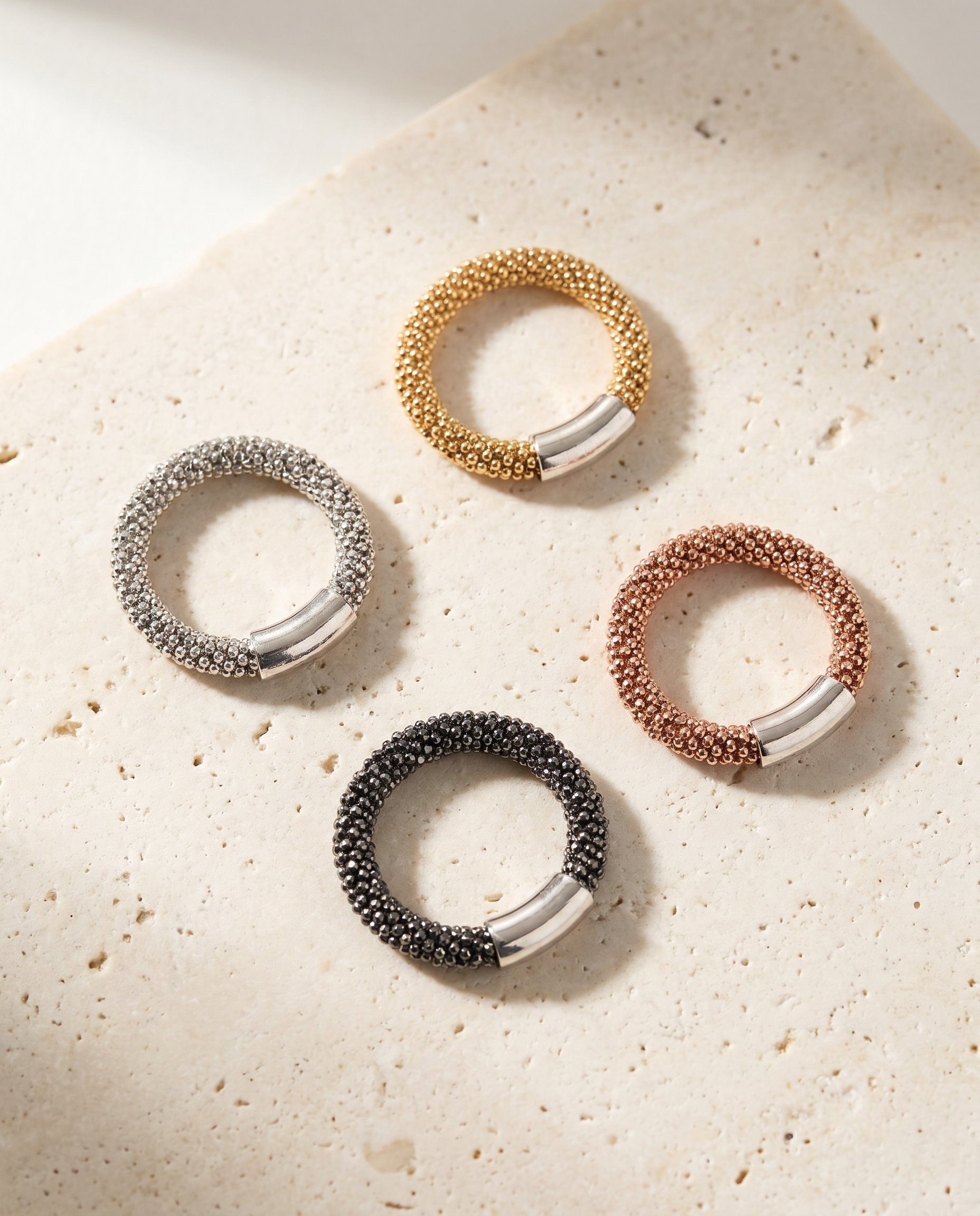 Tube Rings - Available in 4 Colours