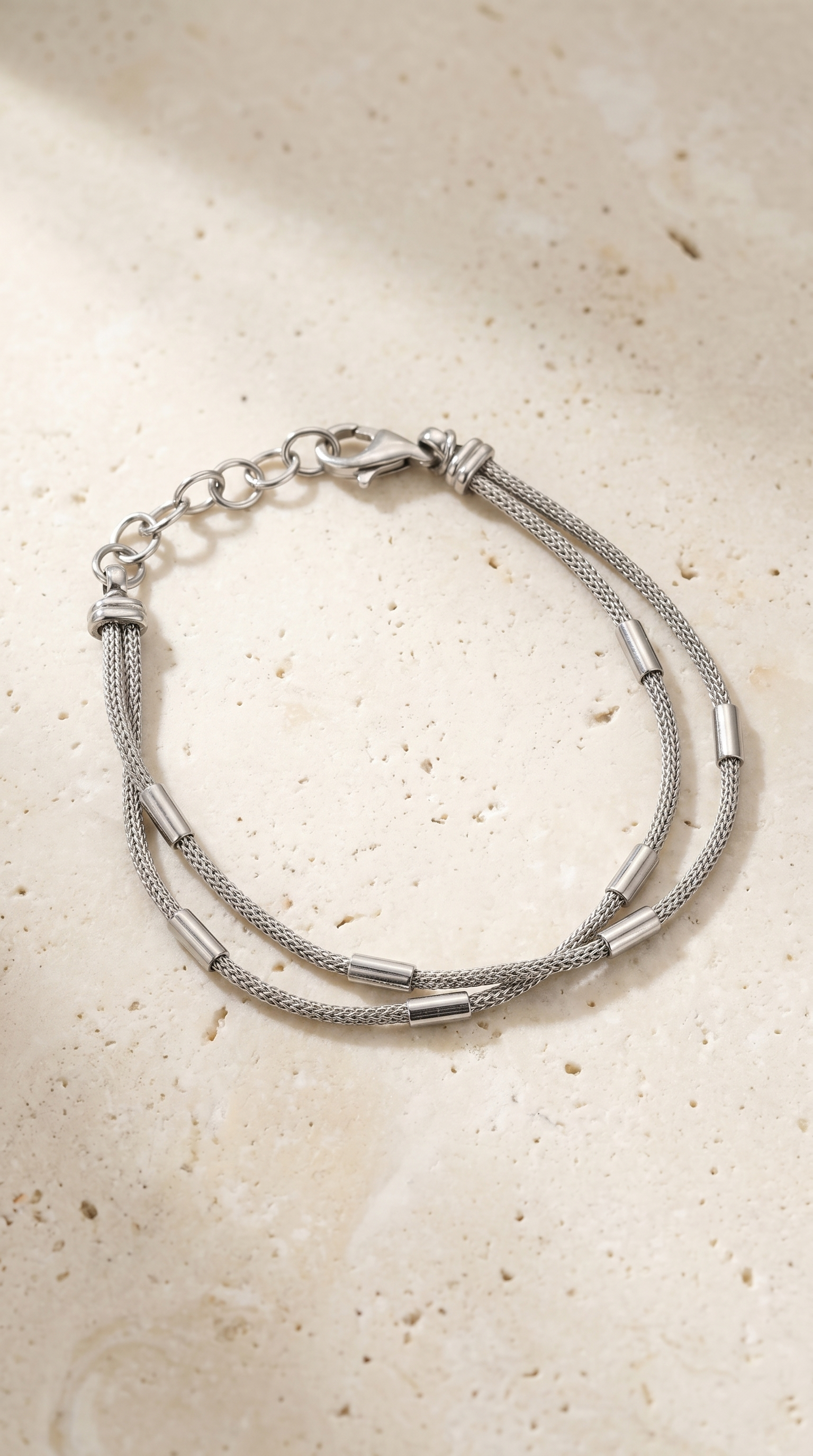 Double Strand Mesh Bracelet