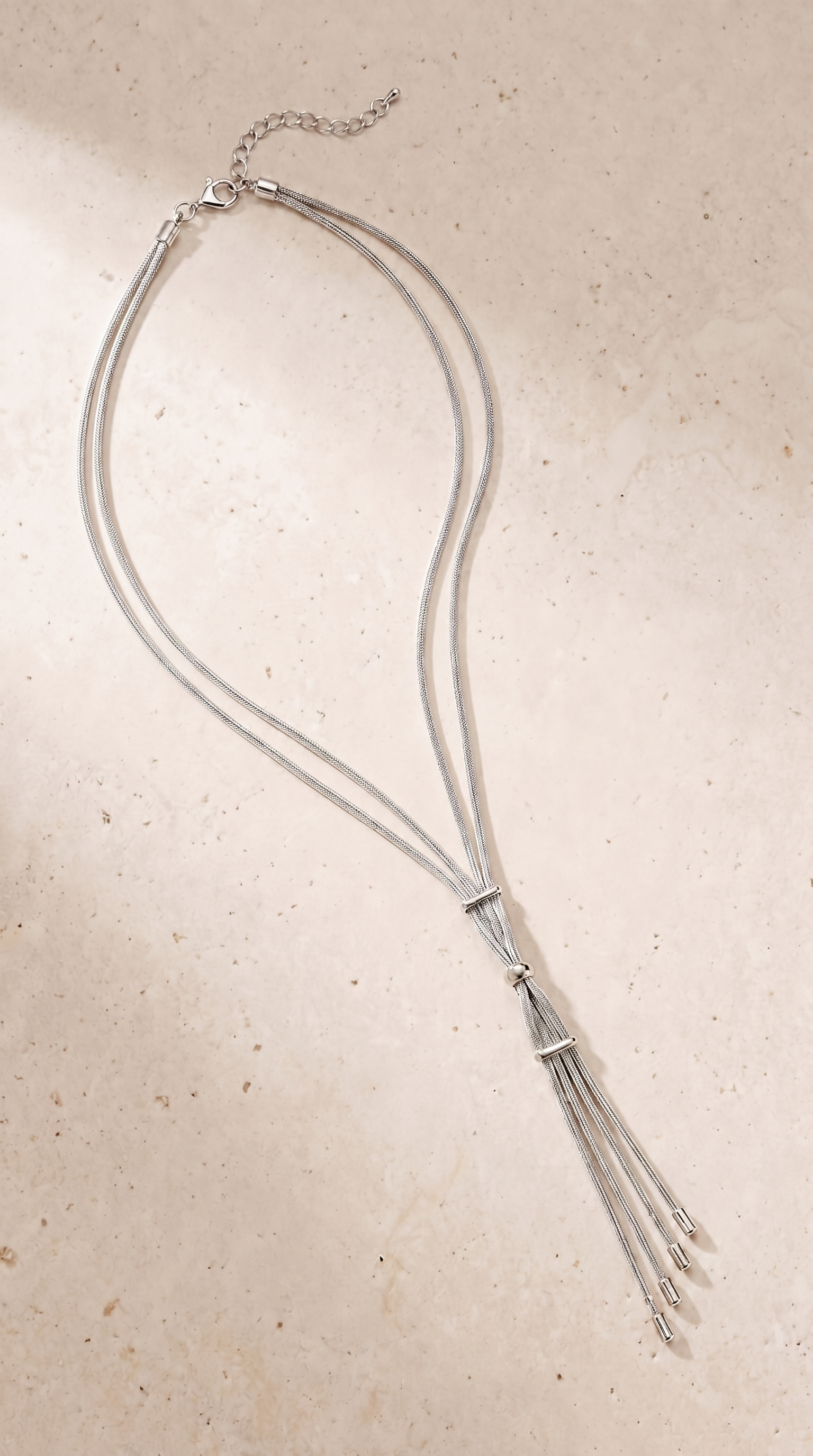 Multi-Strand Tassel Necklace