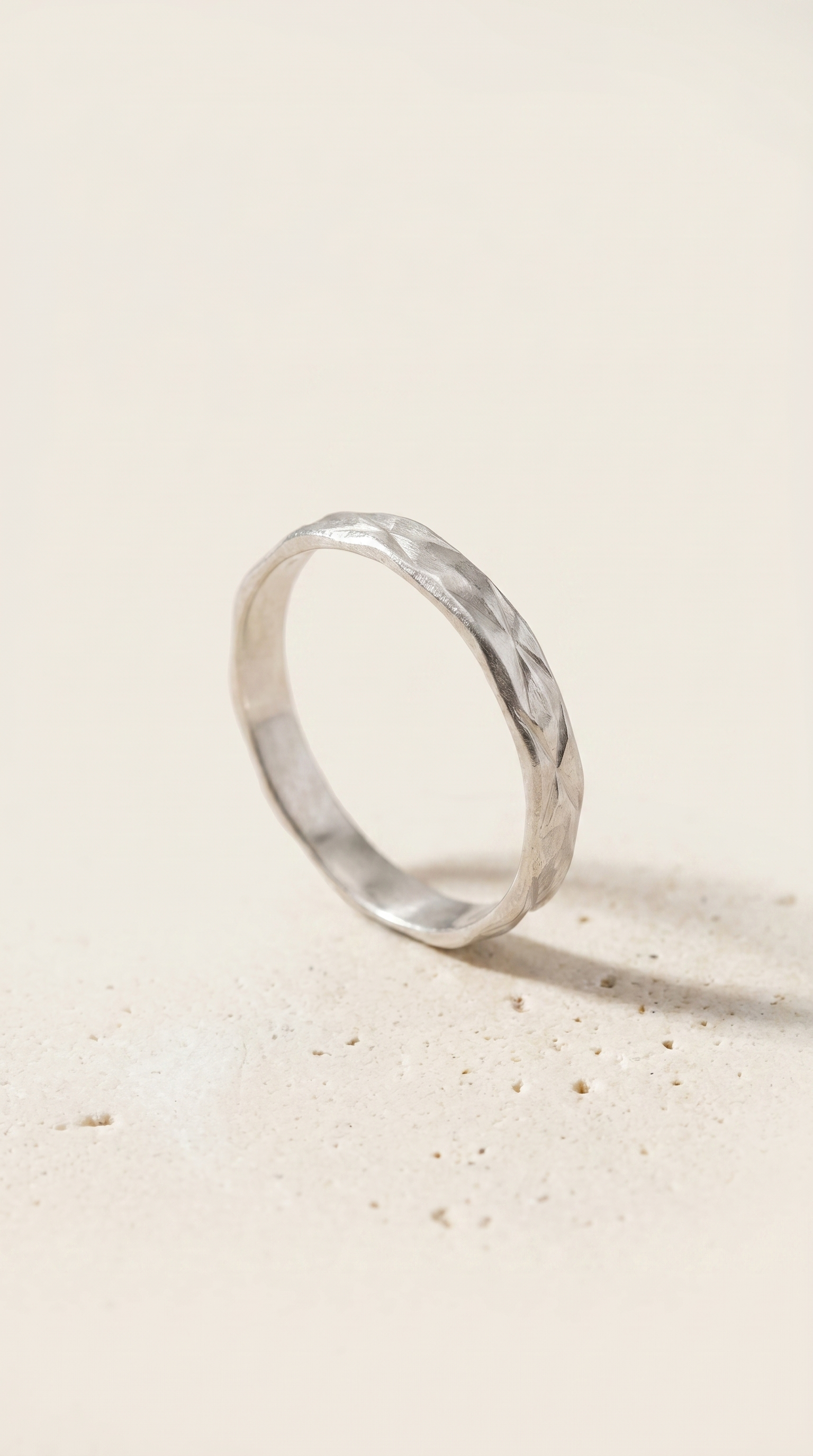 Facet Slim Ring