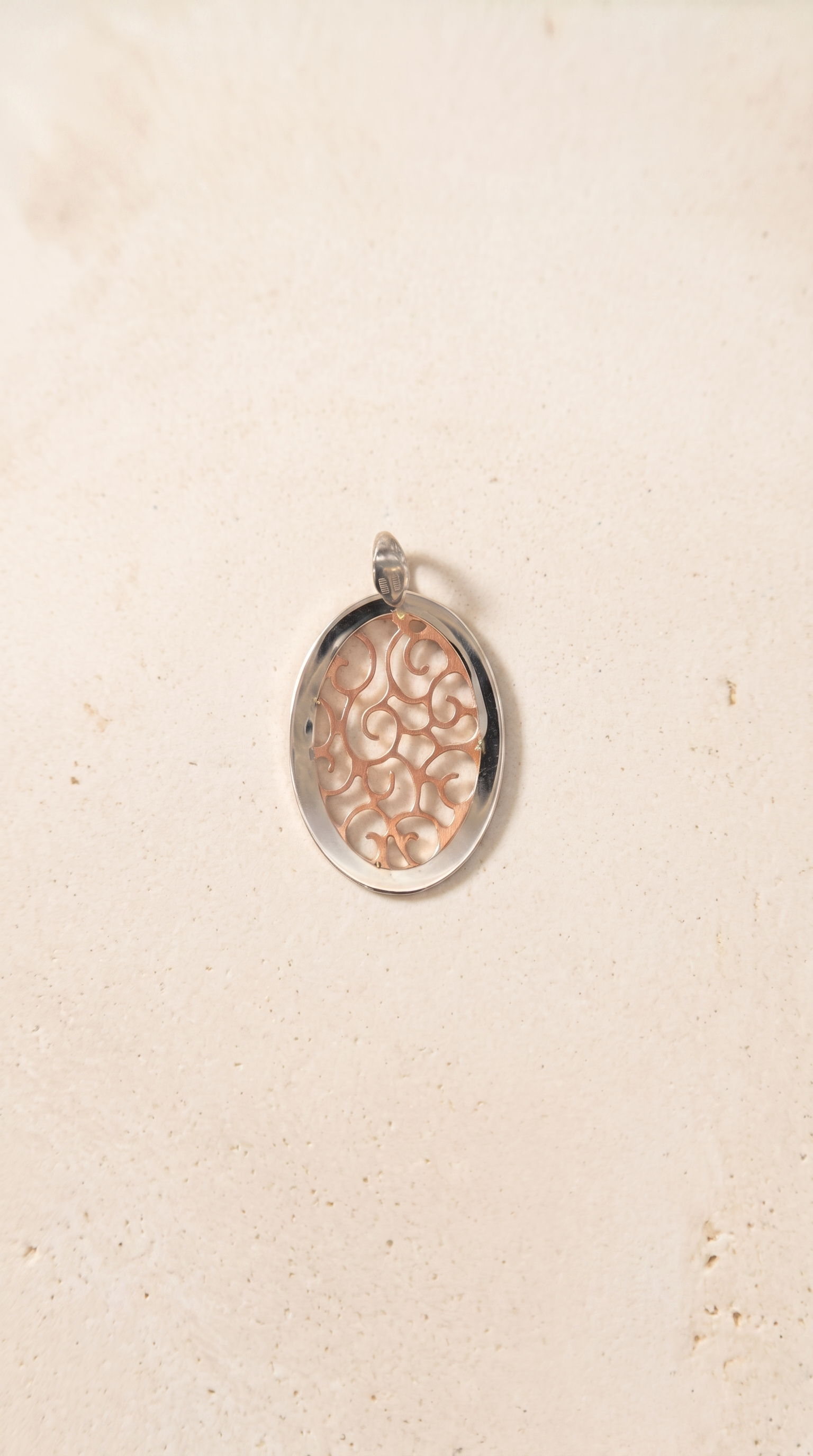 Swirl Medallion Pendant